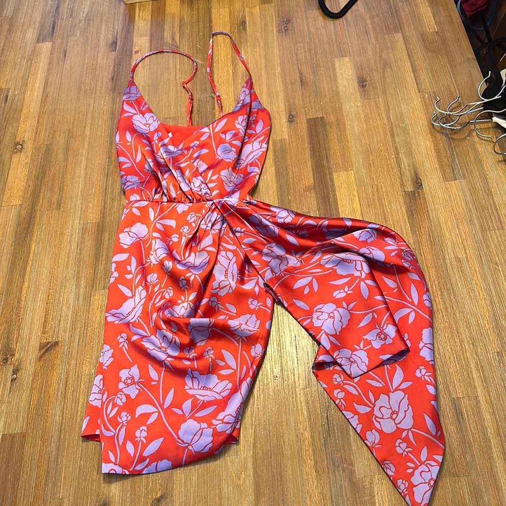 Lovers & Friends mini small size 4 floral dress.